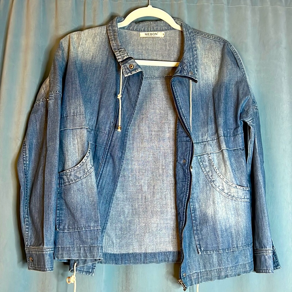 Mebon denim utility jacket small